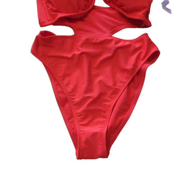 Wild Fable One Piece Swimsuit, Cutouts, M - Picture 3 of 10